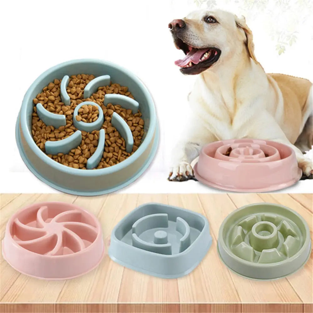 Premium Slow-Feed Pet Bowl — Choke-Prevention Design cj
